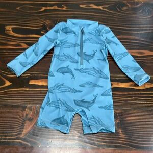 Little Planet Whale One Piece Rashguard